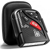 Shot Timer for Shooting Competition, 0.01s Precision Professional Training | 360&deg; Rotatable Clip, Multi-Angle Viewing, Fast Insert‑Pull, Tunable Mic Sensitivity, 6‑Level Buzzer, Logs Split &amp; Total Time