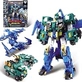 QUANTUM HEROES DINOSTER Stego Blast Wing 11.8in &ndash; Robot 3-in-1, 5+ | 3-in-1 robot: switches between robot, combat vehicle and dinosaur. 11.8in. No batteries needed. For kids ages 5+