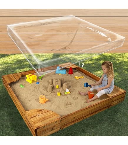 Arenero Infantil Funda Impermeable Para Arenero 180x180x20cm