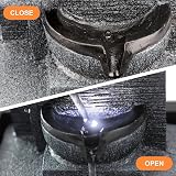 Dyna-Living Indoor Tabletop Fountain with LED Light Calming Water Sound view 6