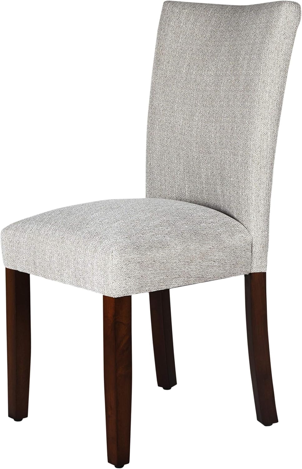 HomePop Parsons Classic Upholstered Accent Dining Chair, Single Pack, Light Grey: Furniture & Decor