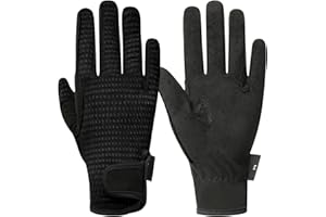 ChinFun Women's Horse Riding Gloves Stretchable Equestrian Gloves Breathable Horseback Lady Youth Girls Outdoor Cycling