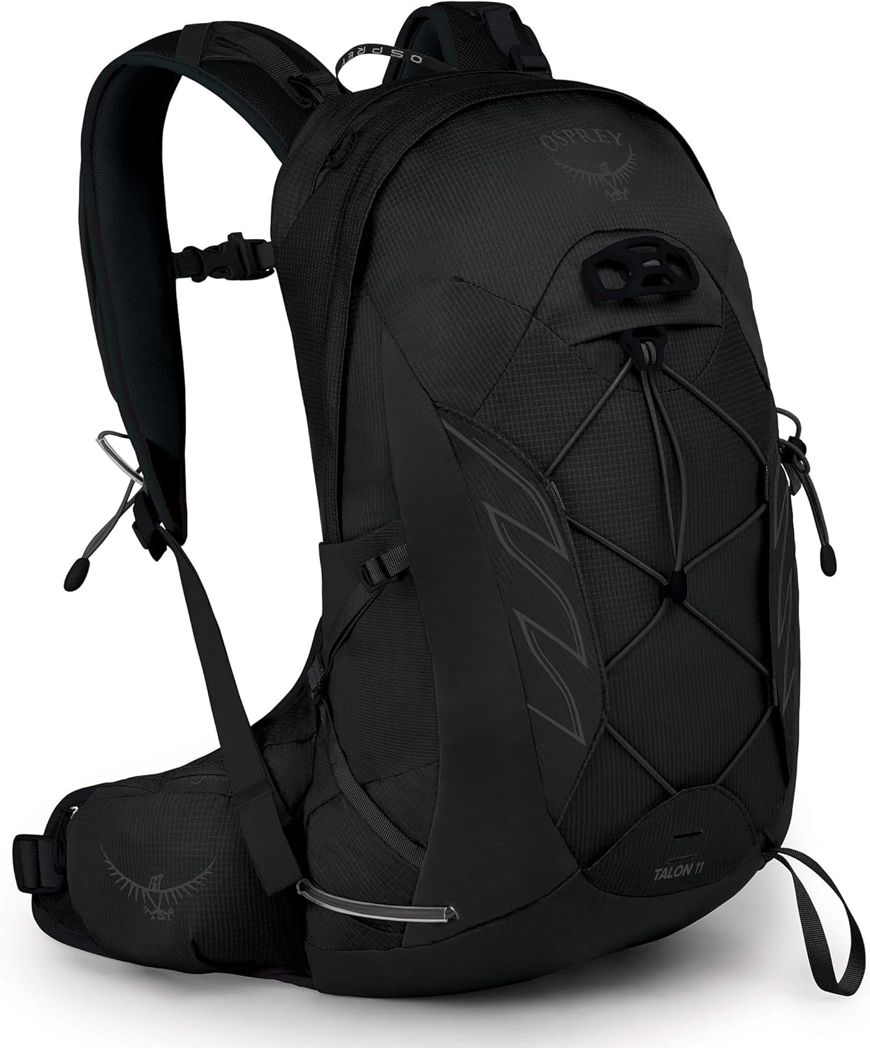 Osprey Talon 11 Men's Hiking Backpack Stealth Black, Large/XLarge