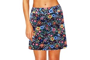 Oyamiki Women's Active Athletic Skort Tennis Skirt Perfect for Running Training Sports Golf