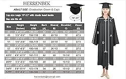 Herrenbek Graduation Master Cap and Gown Master