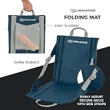 Highlander Outdoor Sit Mat Portable Seat With Back Support Lightweight 380g view 4