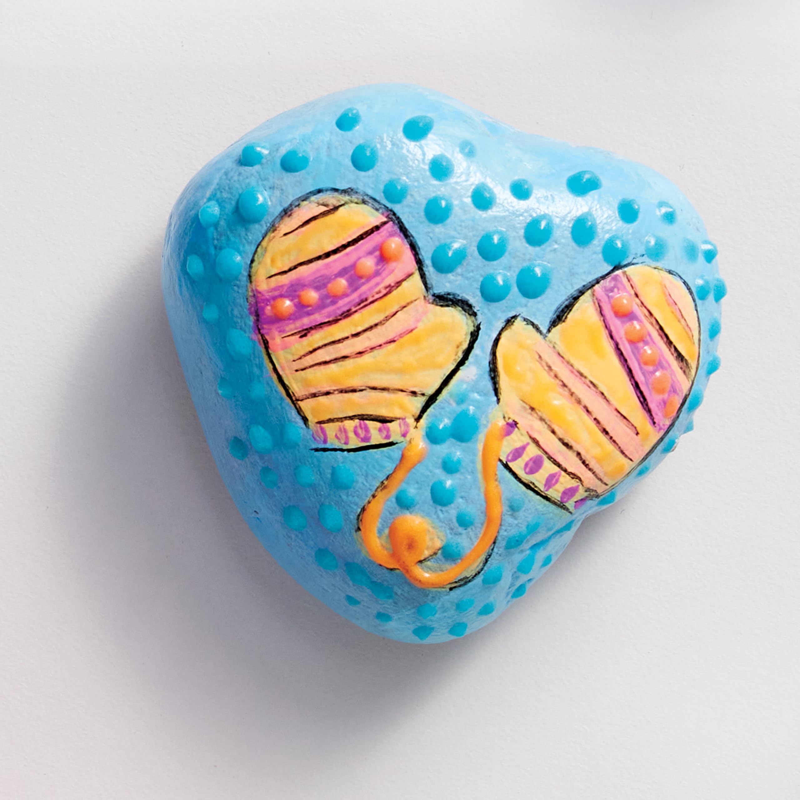 Creativity for Kids Glow in The Dark Rock Painting Kit | Paint & Decorate 10 Rocks with Vibrant Colors & Glow Accents | DIY Rock Painting Kit for Kids | Fun Arts & Crafts (Ages 6+)