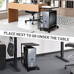 Bfttlity PC Stand Computer Tower Stand 2-Tier Metal