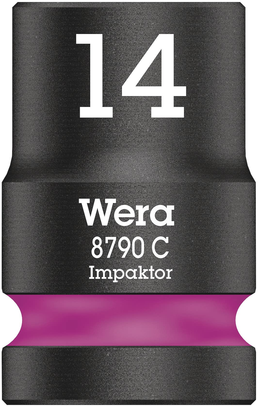 Wera 8790 C Impaktor Socket, 1/2" Drive, 14 mm, 05004571001, Pink