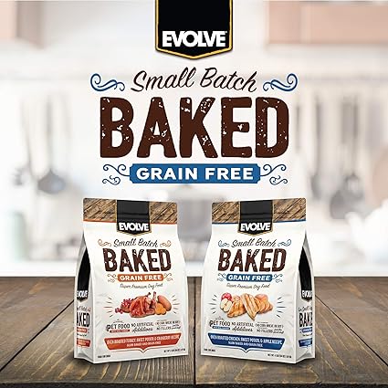 evolve baked dog food
