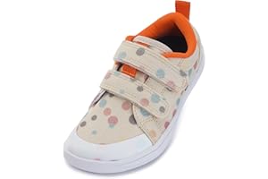 WHITIN Toddler/Boys/Girls Barefoot Shoes | Kids Wide Width Minimalist Sneakers | Classic Canvas | Supports Natural Foot Growth