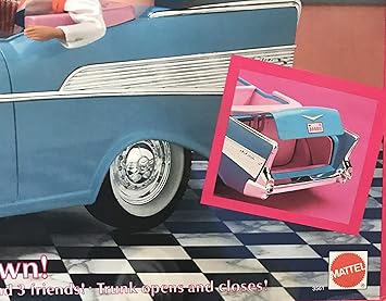 barbie 57 chevy blue