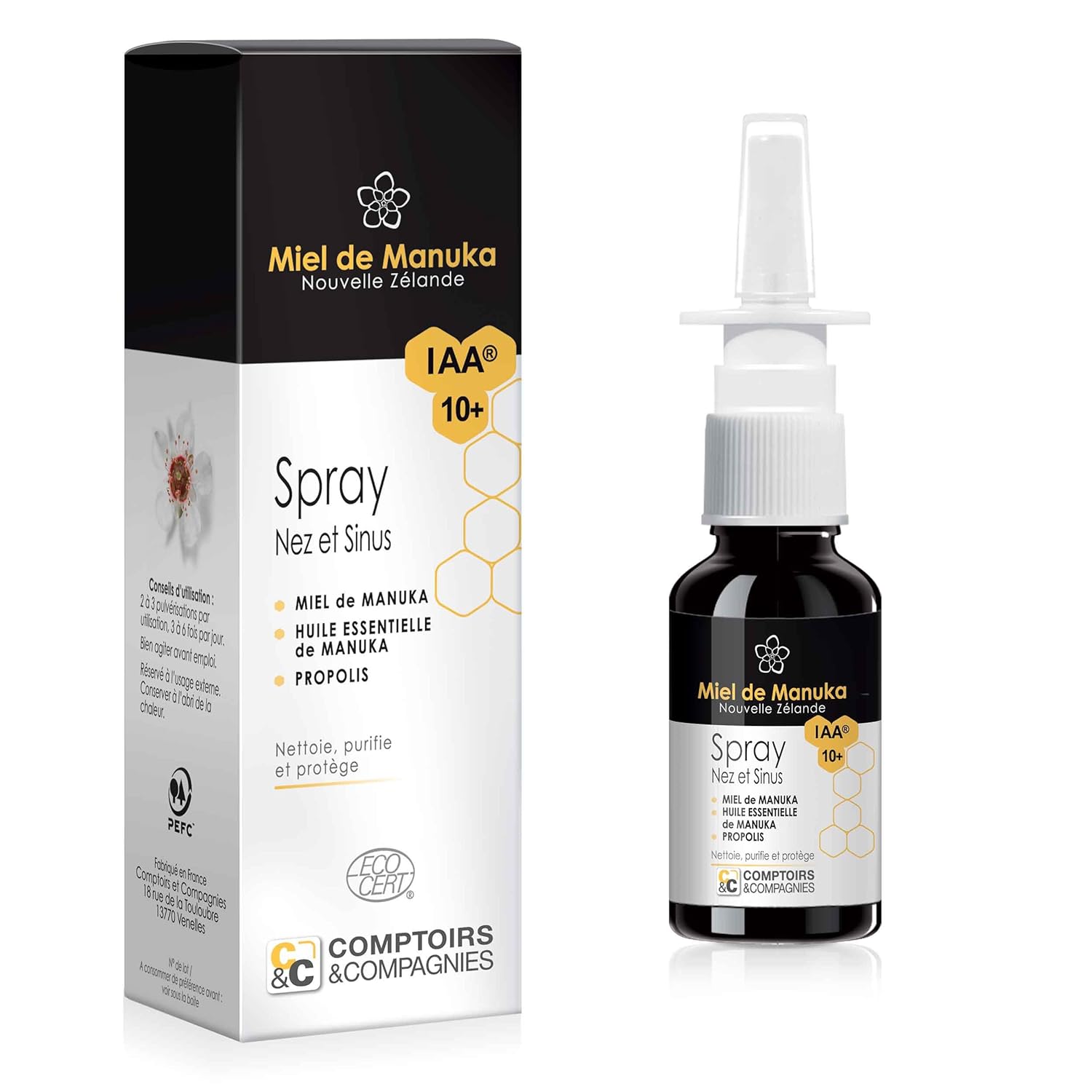 Manuka Honey IAA10+ Sinus And Nasal Spray (15ml) Amazon.co.uk Health