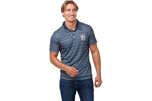 FOCO Men's NHL Team Logo Polo Short Sleeve Polyester Shirt