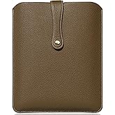 Rmawrad Laptop Sleeve Genuine Leather,Compatible with ipad pro 11 inch, Ipad Air 10.9 inch M2 2024,Air5/4 2022/2020 case, Compatible with ipad 10,accommodate Magic Keyboard，Galaxy Tab S9/S9 FE Bag