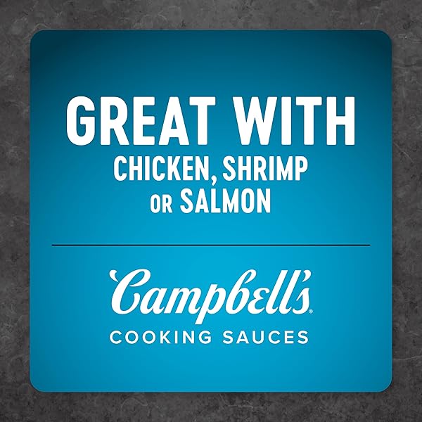 CAMPBELL’S COOKING SAUCES, CLASSIC SHRIMP SCAMPI SAUCE, 11 OZ POUCH