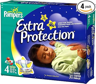 pampers overnight diapers size 4