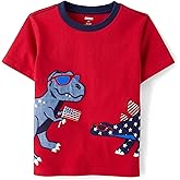 Gymboree Boys and Toddler All Holidays Short Sleeve Embroidered Tops