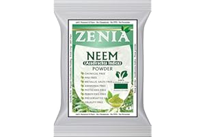 Zenia Pure Neem Powder Edible Grade For Hair, Skin, Health Care 100 grams