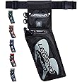Legend XT420 Field Quiver - Left or Right-Handed Quiver Arrow Holder, Archery Quiver with 3 Arrow Tube, Durable Nylon Hip Quivers with Multiple Pockets for Archery Accessories, Score Card & Tools