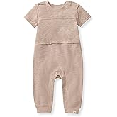 Burt's Bees Baby Boy Infant Jumpsuits - 100% Organic Cotton Breathable Jumpsuit Coveralls for Boys Preemie to 24 Months