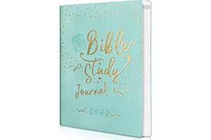 PARIS IN RAIN S.O.A.P. Bible Study Journal: Prayer & Church Notes Journal, 180-Day Spiritual Journey, Daily Devotional & Note-Taking Kit - Perfect Faith-Based Gift for Men & Women (Pale Green)
