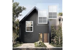 MHirmosy 2 Pcs 24"x36" White Shed Windows with Tempered Glass & Fiberglass Screen - Flush Mount Sliding Windows for Chicken Coop, Playhouse, Garage (Weatherproof & Easy Install)