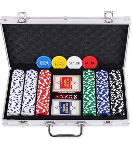 Amazon.com: 400Pc Numbered Fake Poker Chips Mahjong Chips 4g Light