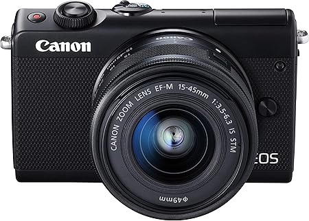 Amazon Co Jp Canon ミラーレス一眼カメラ Eos M100 Ef M15 45 Is Stm レンズキット ブラック Eosm100bk1545isstmlk 家電 カメラ