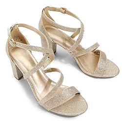 DREAM PAIRS Women’s Ankle Strap Dress Pump Low