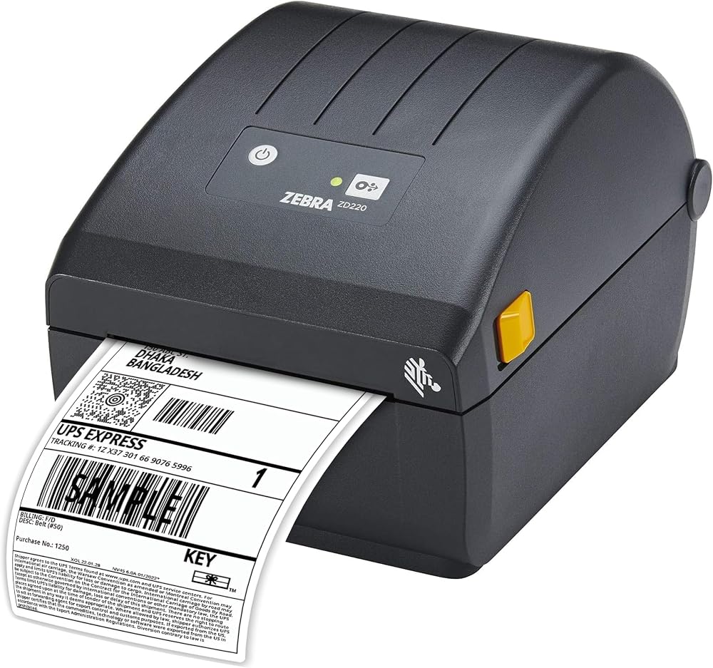Zebra ZD220 4 Inch Direct Thermal Printer USB Desktop Label Printer
