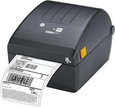 Zebra ZD220 4 Inch Direct Thermal Printer USB Desktop Label Printer