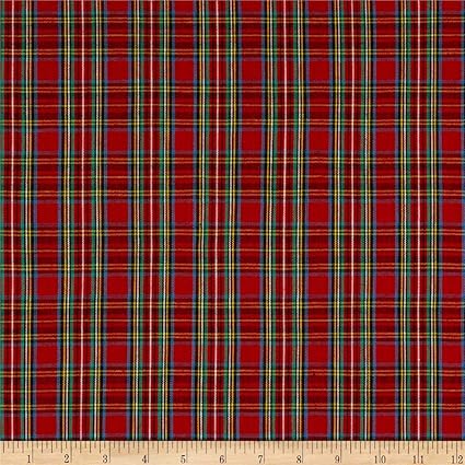 tartan fabric by the yard