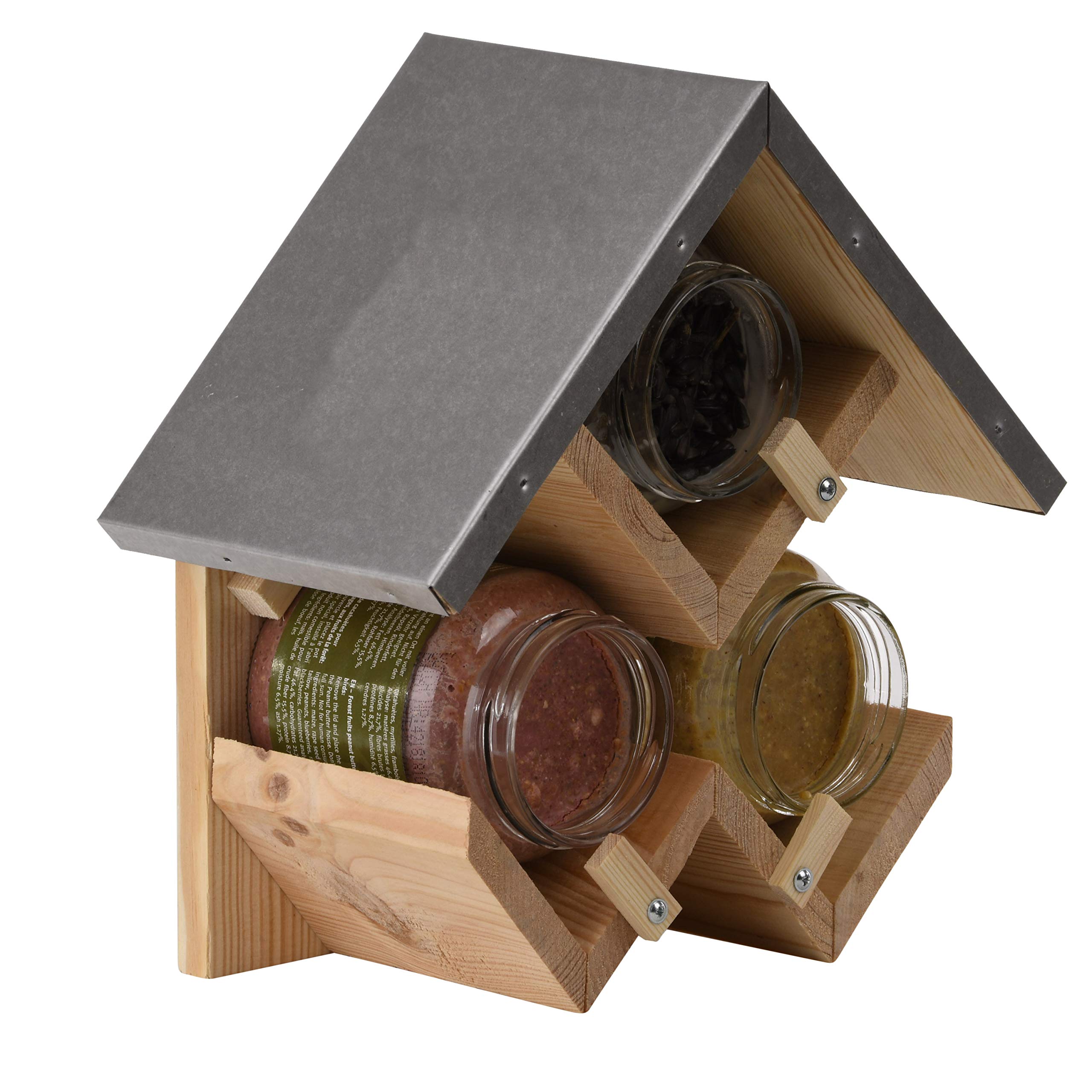 Fallen Fruits FB461 Peanut Butter Feeder Triple, Brown