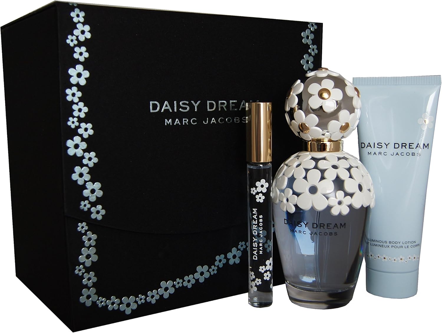 Marc Jacobs Daisy Dream Gift Set 100ml EDT Spray + 75ml Body Lotion + 10ml EDT Amazon.co.uk Beauty