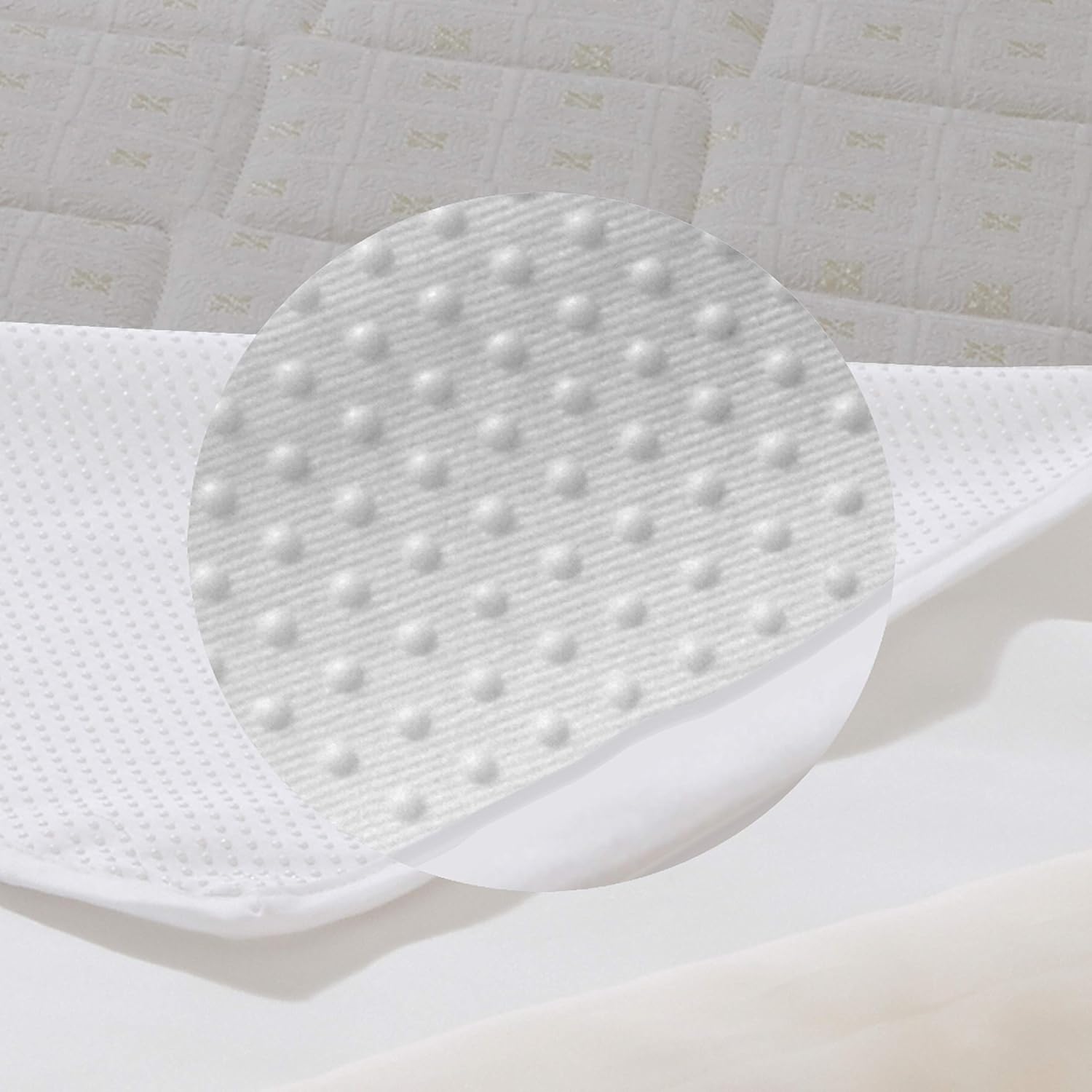 SwaddleMe Soft Solutions Bed Rail Bumper (2 Pack), White : Baby