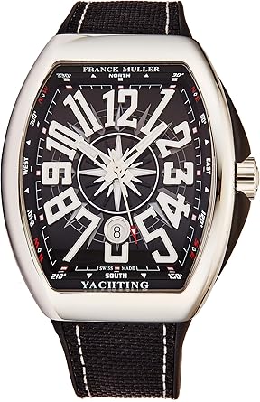 Franck Muller Vanguard Yachting Mens Stainless Steel Automatic V 45 SC YACHT BLK