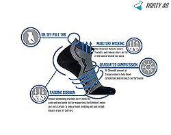 Thirty48 Performance Compression Low Cut Running