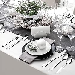 HIWARE 48-Piece Silverware Set with Steak Knives