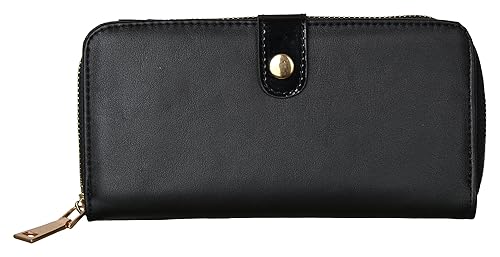 Diana Korr Women Clutch (Black)(DKC205BLK)