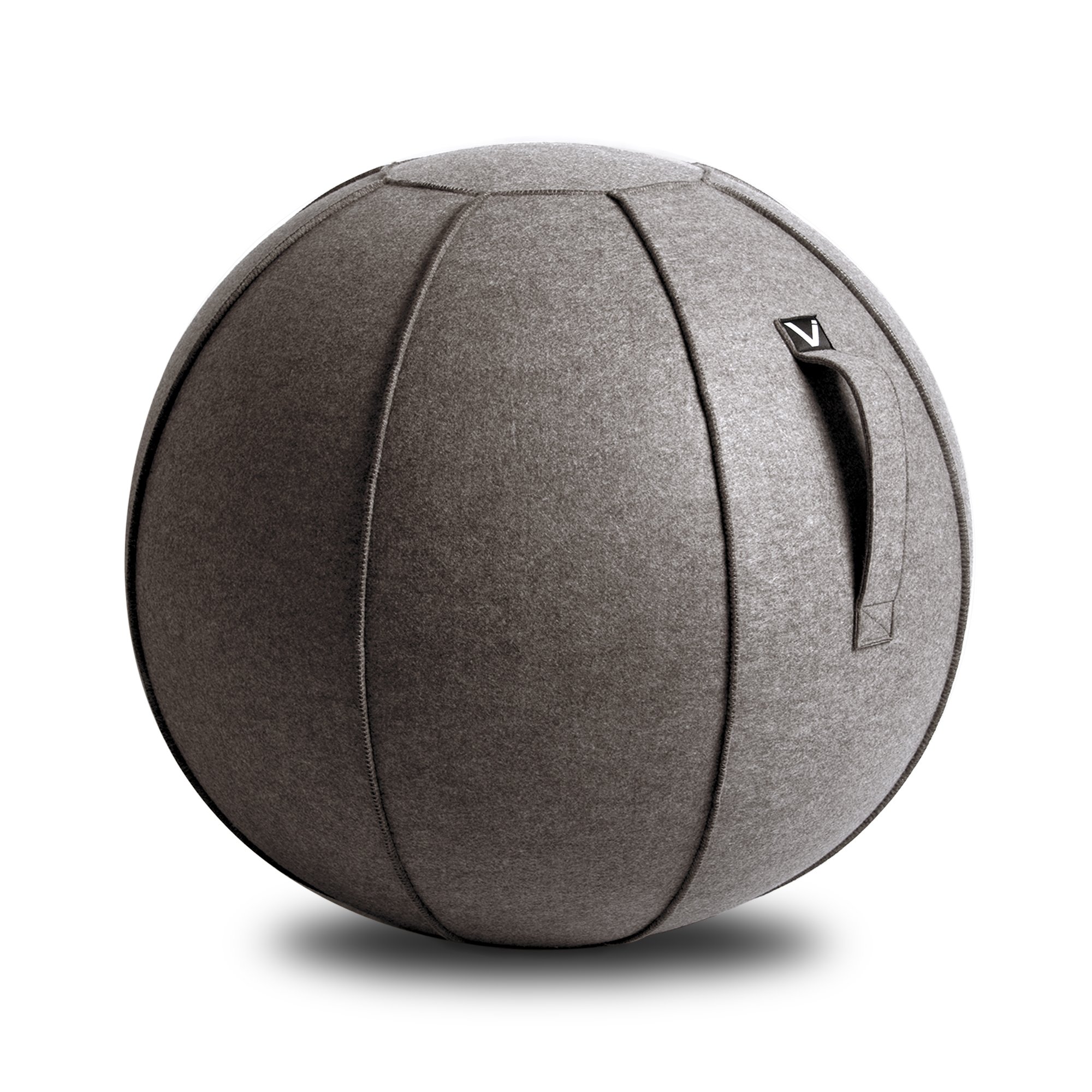 Photo 1 of Vivora Luno Premium Ergonomic Sitting Ball Chair, Clay Cover, Felt, Max Size (25 to 26 inches), for Home Offices, Balance Training, Yoga Ball, Posture Improvement