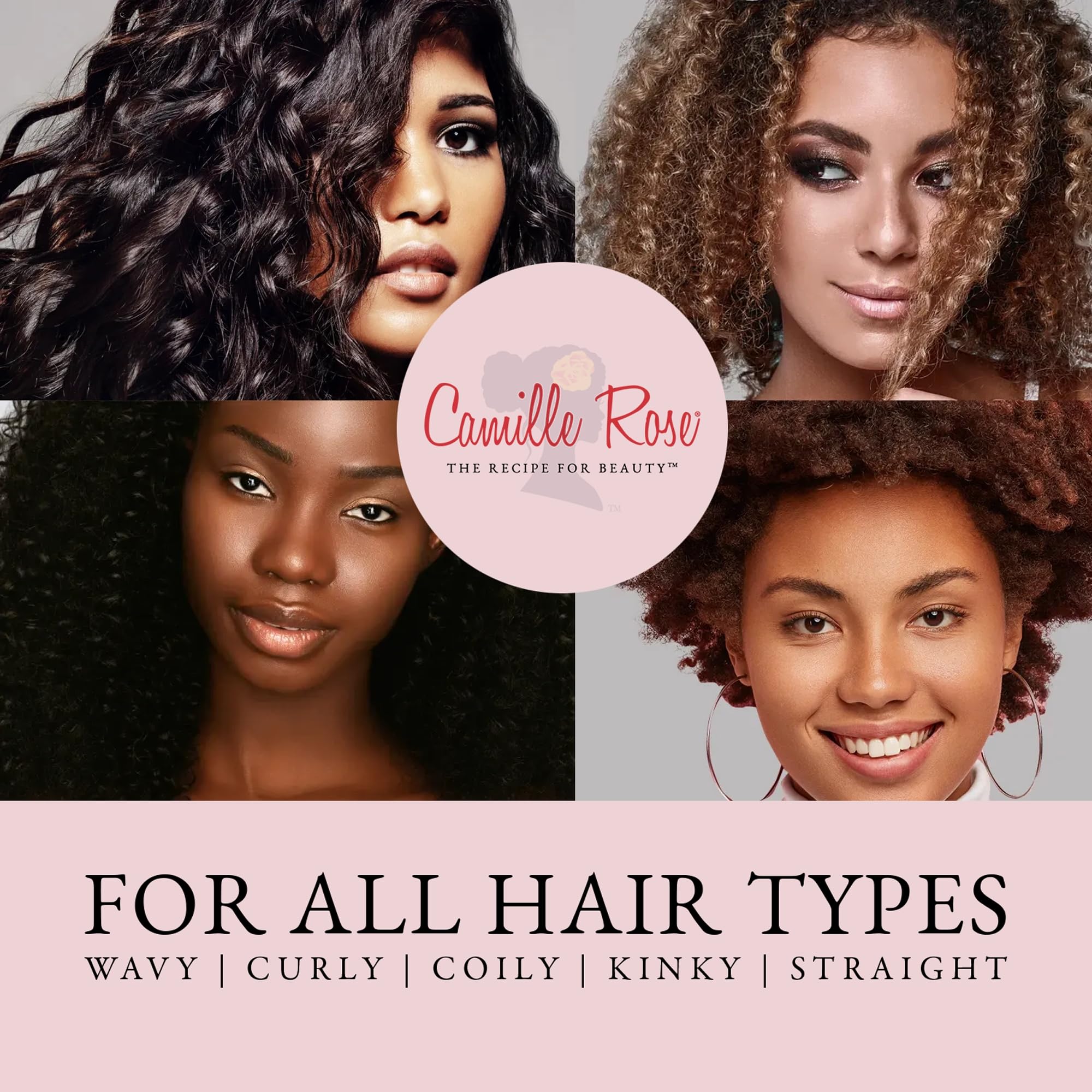 Camille Rose Curl Love Moisture Milk Leave-In Conditioner, 8 oz | with Rice Milk and Macadamia Oil | to Soften, Smooth and Detangle Curly Hair