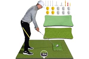 Golf Hitting Mat, Golf Practice Mats for Adults Indoor Outdoor Backyard Golf Game,Golf Simulator Training Matt Gifts for Men