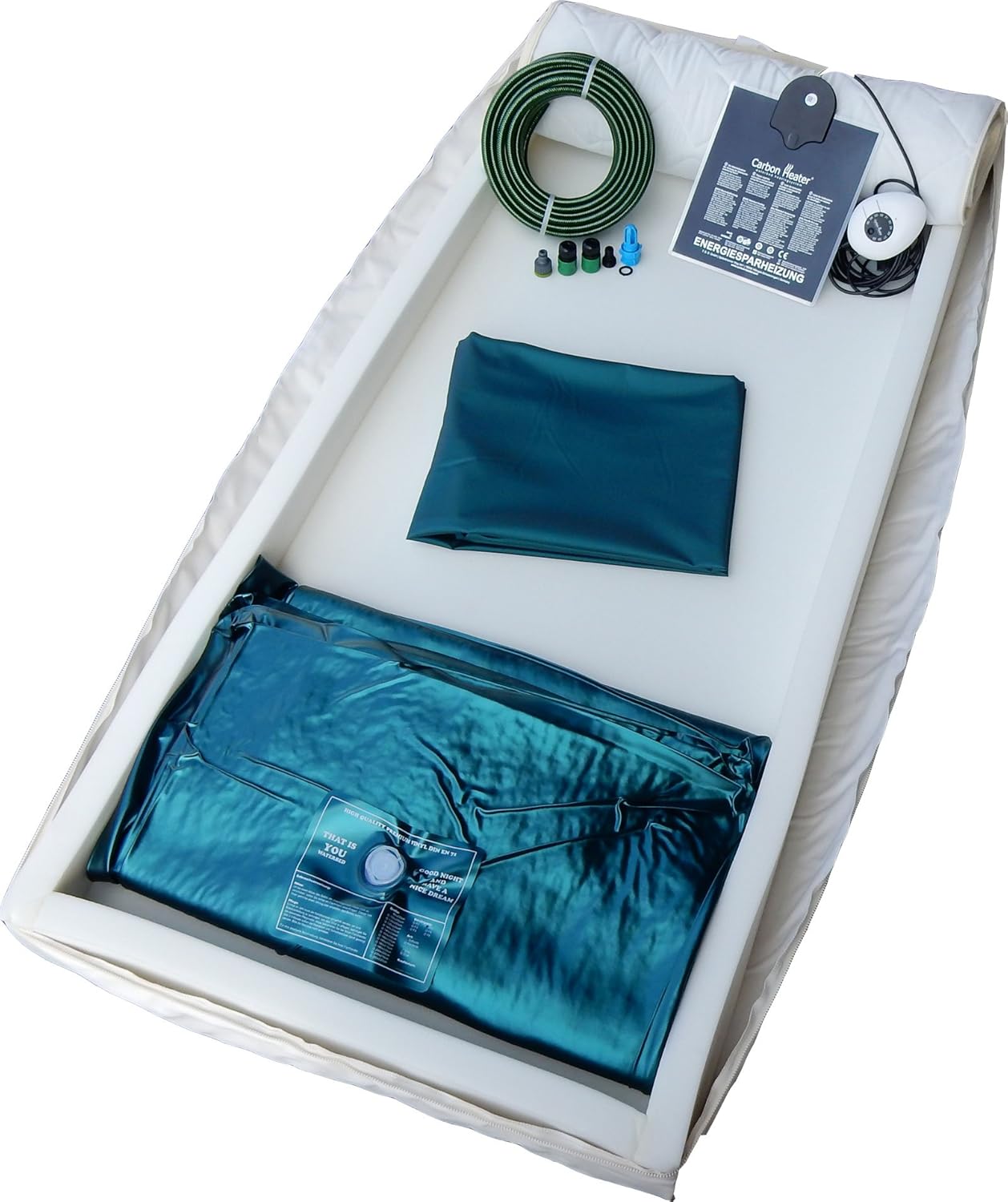 Leichtwasserbett Wassermatratze Komplettset F Lattenrost Leichtwassermatratze 90x200cm 70 Beruhigung Amazon De Kuche Haushalt