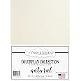 Cardstock Warehouse Colorplan Natural Cream - 8.5 x 11" - 100 Lb. / 270 Gsm Matte Premium Cardstock Paper - 25 Sheets