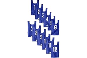 U.S. GAMES SYSTEMS, INC. One Dozen US Games Numbered Nylon Pinnies (One Dozen)