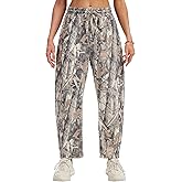 Eutten Women Barrel Sweatpants Wide Leg Palazzo Pants Baggy Lounge Sweat Pants Elastic Drawstring Joggers with Pockets