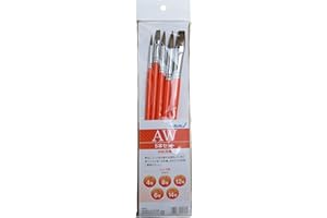 名村大成堂 Namurataiseidou Watercolor Brush, AW, Set of 5
