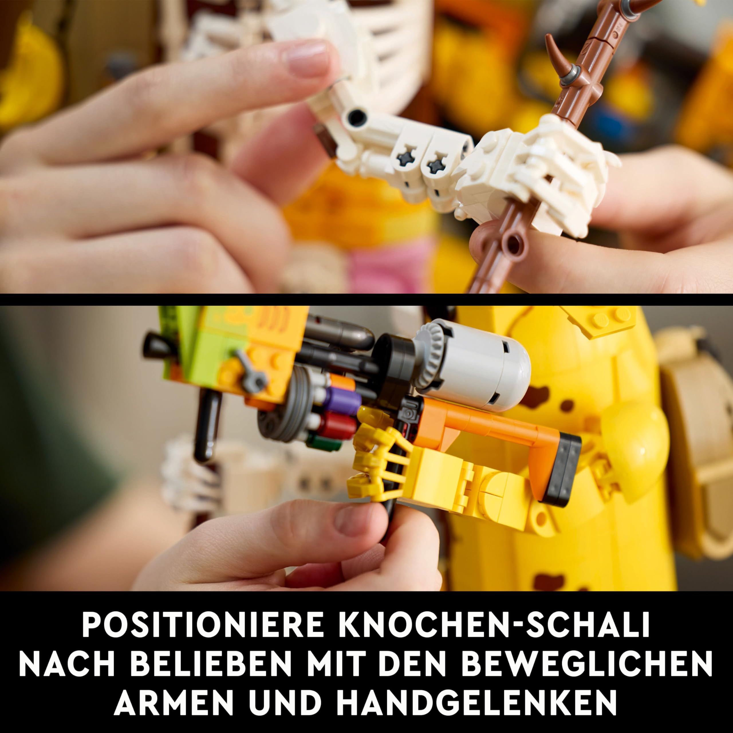 LEGO Fortnite Knochen-Schali - Gamer Modellbau -Bauset für Erwachsene - Schalenschläger Spitzhacke, Farbwerfer, Bananenrucksack - Gaming Deko - DIY Set - Gaming Geschenk für Erwachsene & Fans - 77072 4