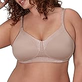 Playtex Women's Wireless Bra, 18 Hour T-Shirt Bras Available, Moisture-Wicking, Full Coverage, Smoothing